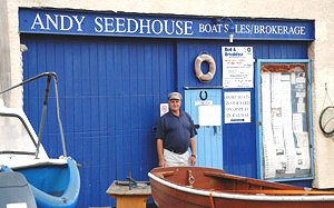 Andys "Aladdin’s Cave" of used chandlery, engines and more